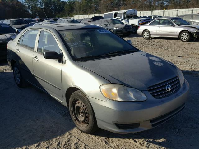 1NXBR32E24Z232165 - 2004 TOYOTA COROLLA CE GRAY photo 1