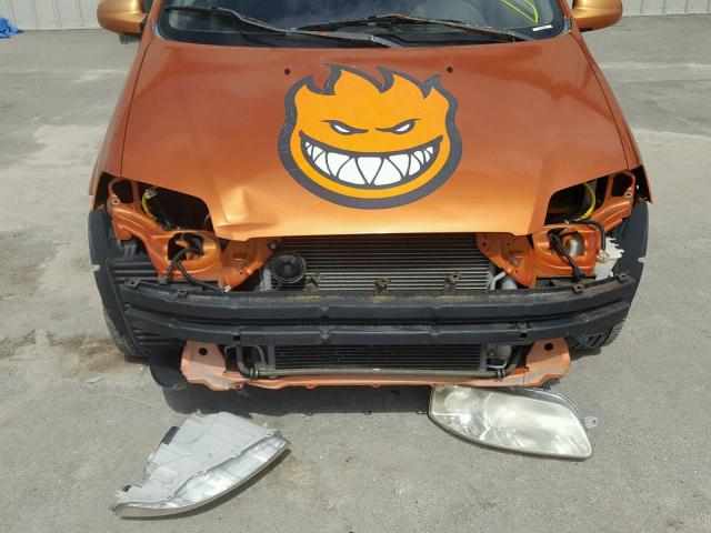 KL1TD56686B663931 - 2006 CHEVROLET AVEO BASE Қызғылт сары фото 9