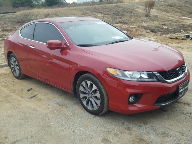 1HGCT1B81EA000332 - 2014 HONDA ACCORD EXL RED photo 1