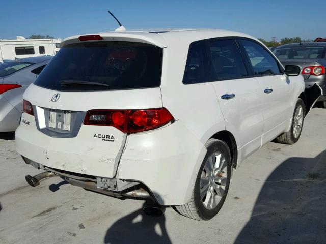 5J8TB2H5XBA006132 - 2011 ACURA RDX TECHNO WHITE photo 4