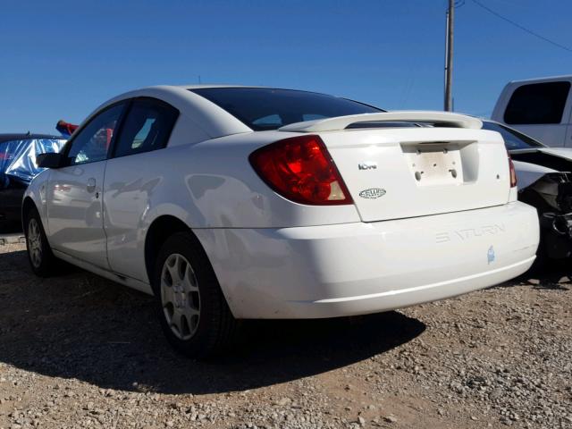 1G8AN12F94Z154277 - 2004 SATURN ION LEVEL WHITE photo 3