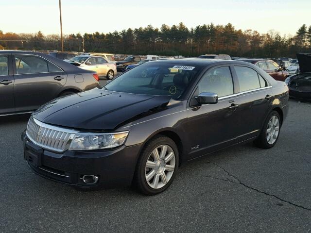 3LNHM28T57R620897 - 2007 LINCOLN MKZ BLACK photo 2