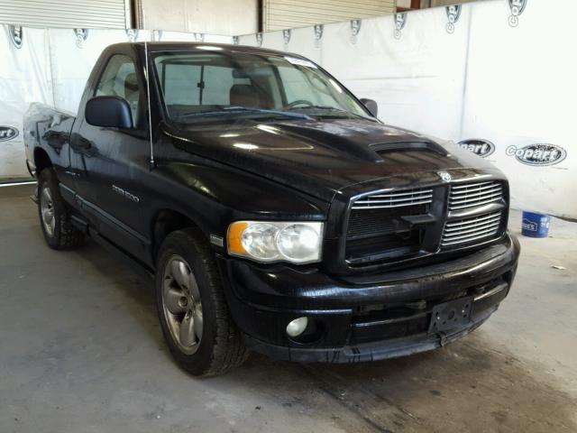 1D7HA16D04J252420 - 2004 DODGE RAM 1500 S BLACK photo 1