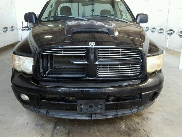 1D7HA16D04J252420 - 2004 DODGE RAM 1500 S BLACK photo 9