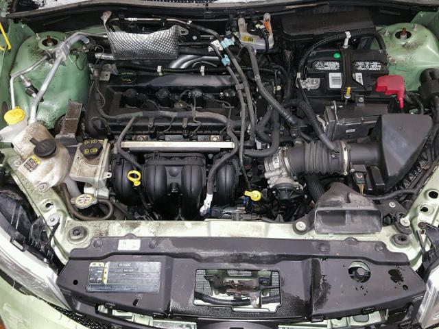 1FAHP35N08W181300 - 2008 FORD FOCUS SE GREEN photo 7