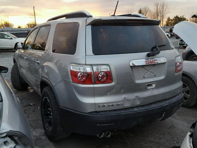 1GKER23708J297068 - 2008 GMC ACADIA SLT SILVER photo 3