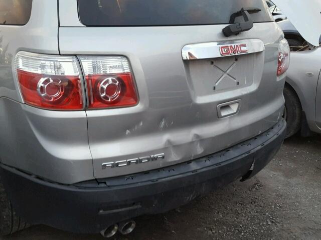 1GKER23708J297068 - 2008 GMC ACADIA SLT ვერცხლისფერი ფოტო 9