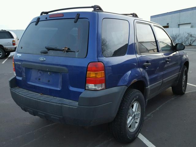 1FMYU02Z45KB06901 - 2005 FORD ESCAPE XLS BLUE photo 4