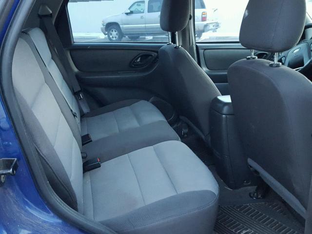 1FMYU02Z45KB06901 - 2005 FORD ESCAPE XLS BLUE photo 6