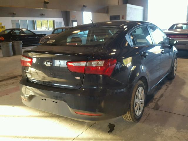 KNADM4A3XH6015956 - 2017 KIA RIO LX Սև լուսանկար 4