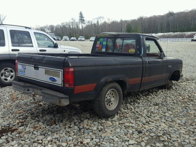 1FTCR10A3MTA33712 - 1991 FORD RANGER BLACK photo 4