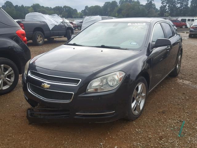 1G1ZC5E09AF179702 - 2010 CHEVROLET MALIBU 1LT BLACK photo 2