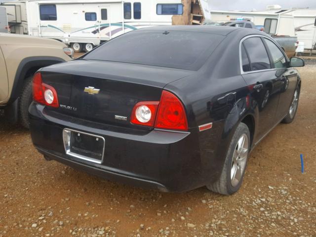 1G1ZC5E09AF179702 - 2010 CHEVROLET MALIBU 1LT BLACK photo 4