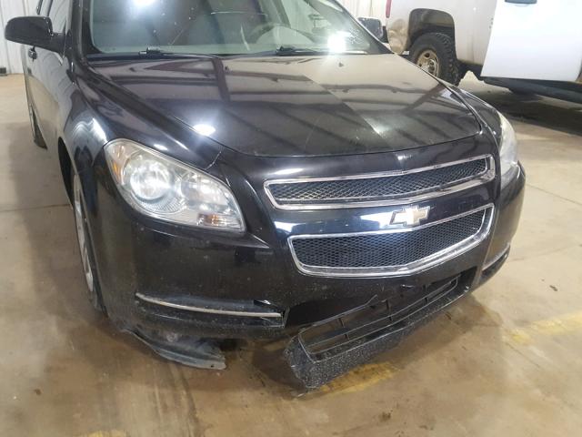 1G1ZC5E09AF179702 - 2010 CHEVROLET MALIBU 1LT BLACK photo 9
