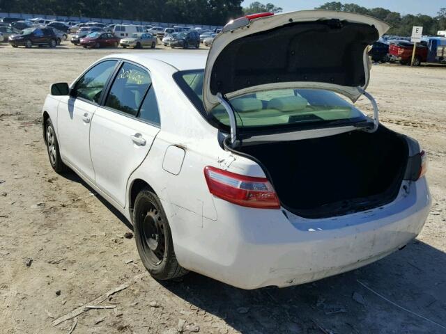 4T1BE46K39U832282 - 2009 TOYOTA CAMRY BASE WHITE photo 3