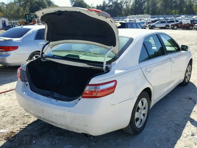 4T1BE46K39U832282 - 2009 TOYOTA CAMRY BASE WHITE photo 4