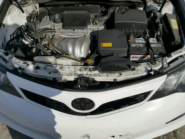 4T1BF1FK6DU214152 - 2013 TOYOTA CAMRY L WHITE photo 7