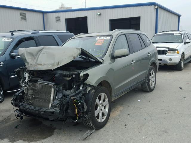 5NMSH13E38H222249 - 2008 HYUNDAI SANTA FE S GREEN photo 2