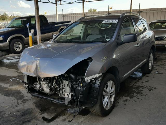 JN8AS5MT9FW666199 - 2015 NISSAN ROGUE SELE GRAY photo 2