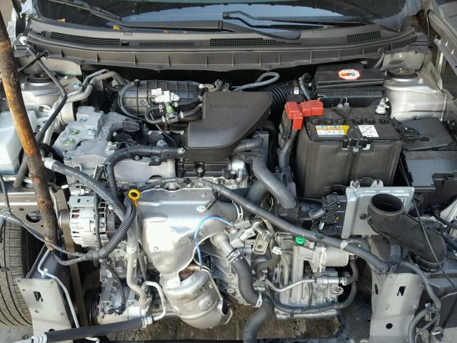 JN8AS5MT9FW666199 - 2015 NISSAN ROGUE SELE GRAY photo 7