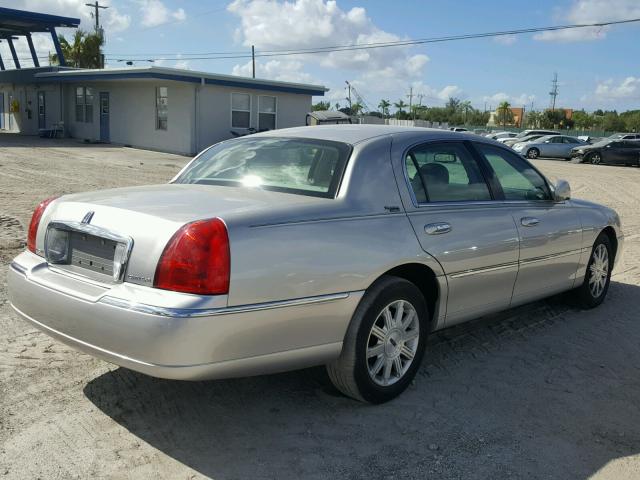 1LNHM82V86Y645211 - 2006 LINCOLN TOWN CAR S BEIGE photo 4