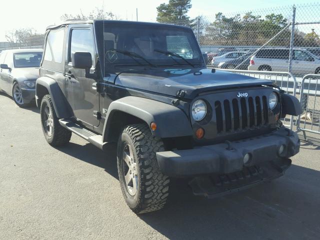 1J4FA24159L783280 - 2009 JEEP WRANGLER X BLACK photo 1