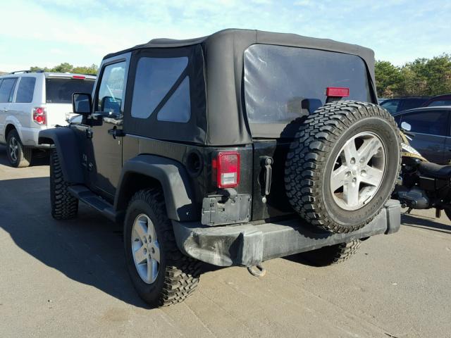 1J4FA24159L783280 - 2009 JEEP WRANGLER X BLACK photo 3