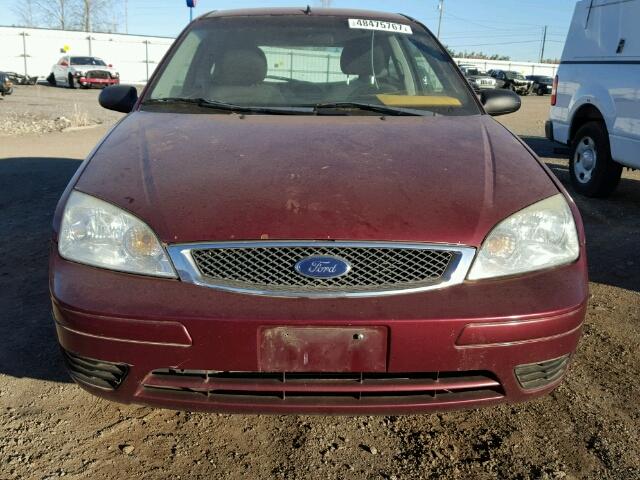 1FAFP31N37W347997 - 2007 FORD FOCUS ZX3 BURGUNDY photo 9