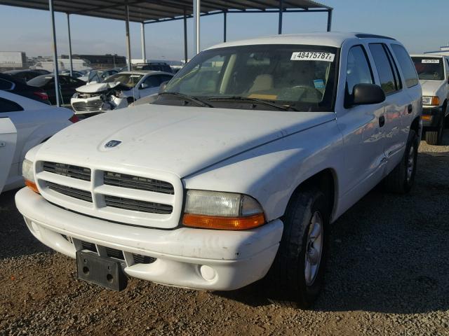 1D4HR38N63F573368 - 2003 DODGE DURANGO SP WHITE photo 2