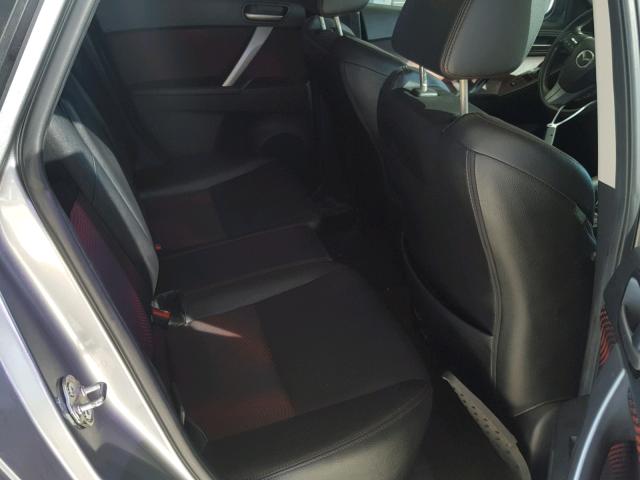 JM1BL1H49A1324847 - 2010 MAZDA SPEED 3 GRAY photo 6