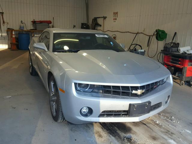 2G1FC1E38C9108945 - 2012 CHEVROLET CAMARO LT SILVER photo 1