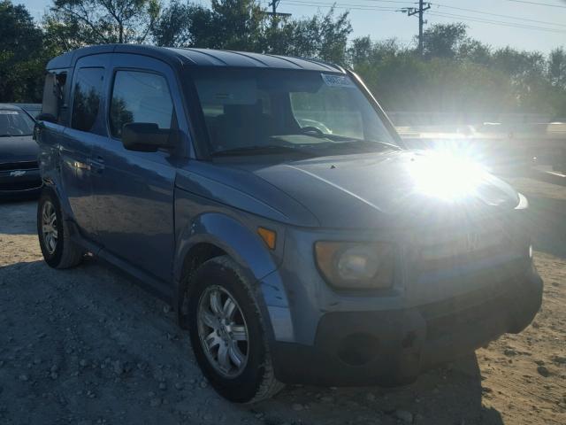 5J6YH187X8L013667 - 2008 HONDA ELEMENT EX BLUE photo 1