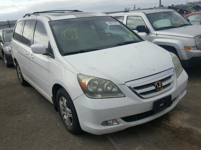 5FNRL38766B054141 - 2006 HONDA ODYSSEY EX WHITE photo 1