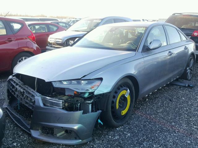 WAUH2AFC2GN018479 - 2016 AUDI S6 PRESTIG GRAY photo 2