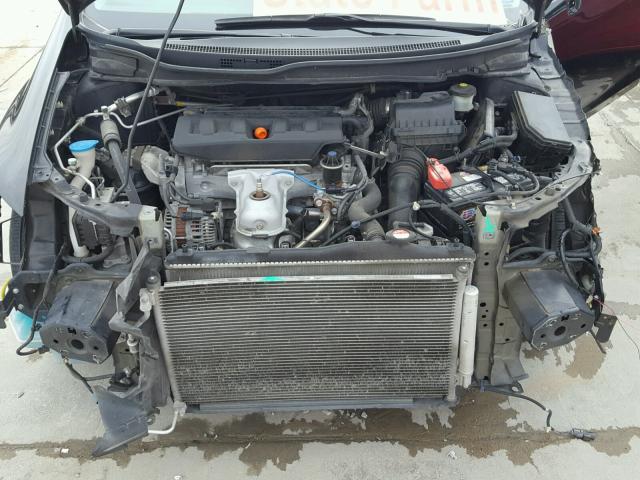 19XFB2F86CE331190 - 2012 HONDA CIVIC EX შავი ფოტო 7