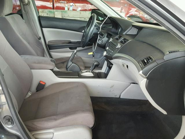 1HGCP2F32CA120551 - 2012 HONDA ACCORD LX GRAY photo 5