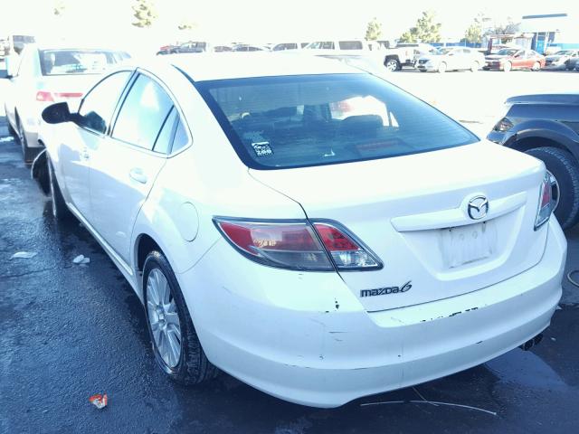 1YVHP82A095M42998 - 2009 MAZDA 6 I WHITE photo 3