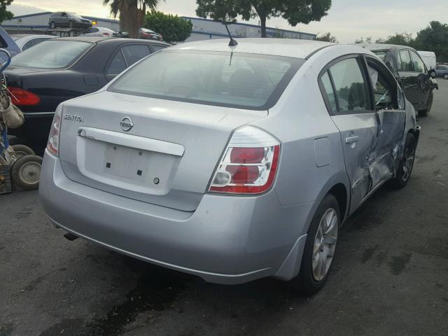 3N1AB6AP0AL705093 - 2010 NISSAN SENTRA 2.0 SILVER photo 4