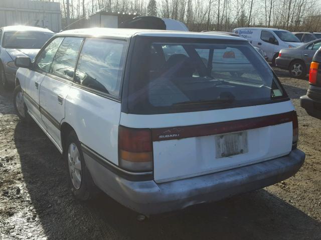 4S3BJ633XP6944104 - 1993 SUBARU LEGACY L A WHITE photo 3