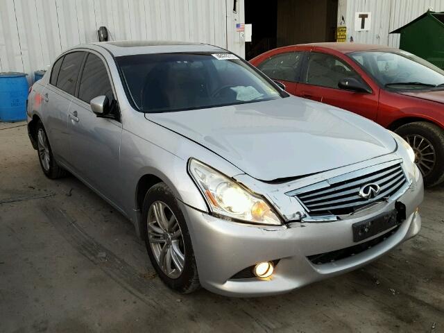 JN1CV6AR4BM402309 - 2011 INFINITI G37 SILVER photo 1