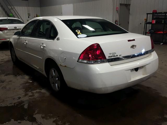 2G1WT55N481286804 - 2008 CHEVROLET IMPALA LT WHITE photo 3