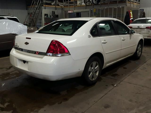 2G1WT55N481286804 - 2008 CHEVROLET IMPALA LT WHITE photo 4