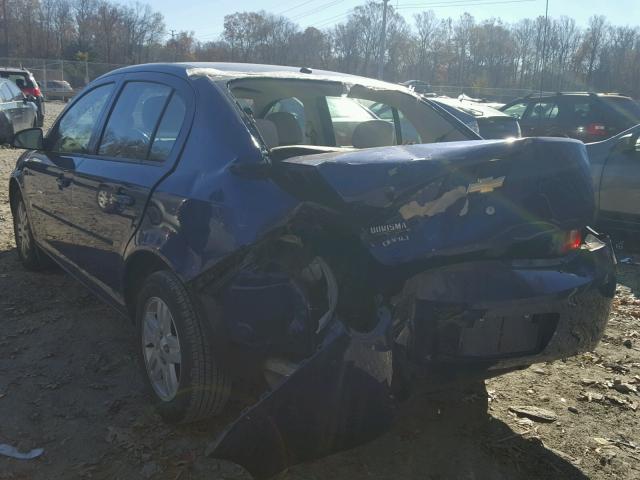 1G1AL58F967853295 - 2006 CHEVROLET COBALT LT BLUE photo 3