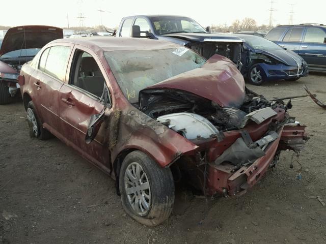 1G1AT58H897161535 - 2009 CHEVROLET COBALT LT RED photo 1