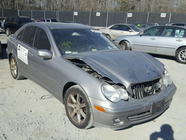 WDBRF92H57F876792 - 2007 MERCEDES-BENZ C 280 4MAT SILVER photo 1