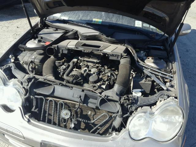 WDBRF92H57F876792 - 2007 MERCEDES-BENZ C 280 4MAT SILVER photo 7