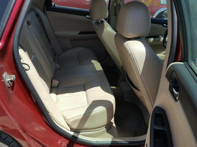 2G1WD58C389279383 - 2008 CHEVROLET IMPALA SUP 红色 照片 6