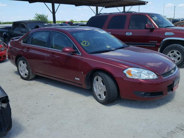 2G1WD58C389279383 - 2008 CHEVROLET IMPALA SUP RED photo 9