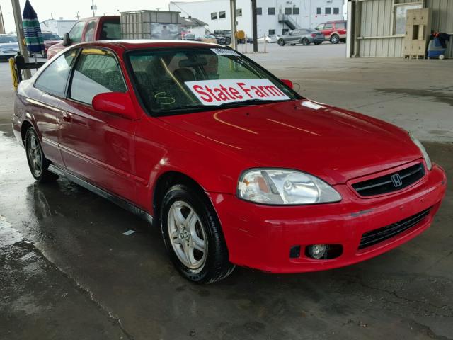 1HGEJ814XYL065369 - 2000 HONDA CIVIC EX 红色 照片 1
