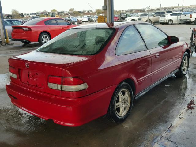 1HGEJ814XYL065369 - 2000 HONDA CIVIC EX RED photo 4